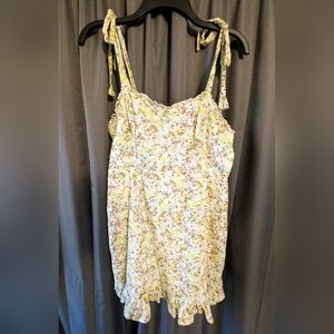 Wild Fable Floral Tie-Strap Slip Dress Sz. L